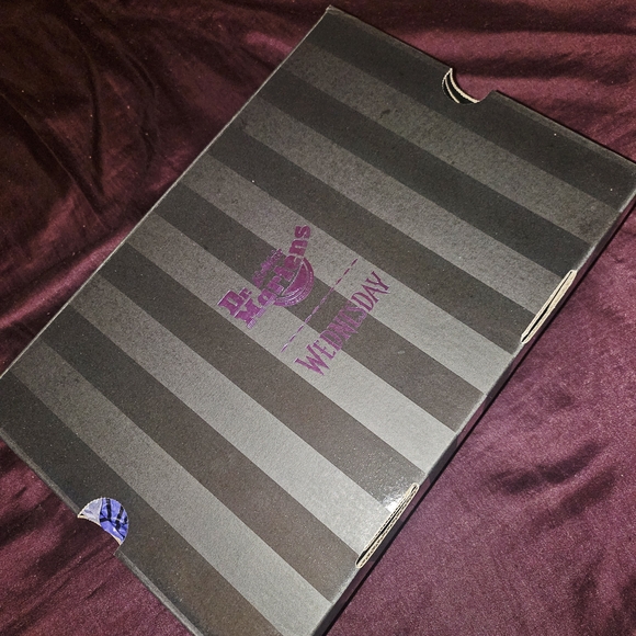 Dr. Martens Platform Shoes - Black and Purple - Picture 2 of 6